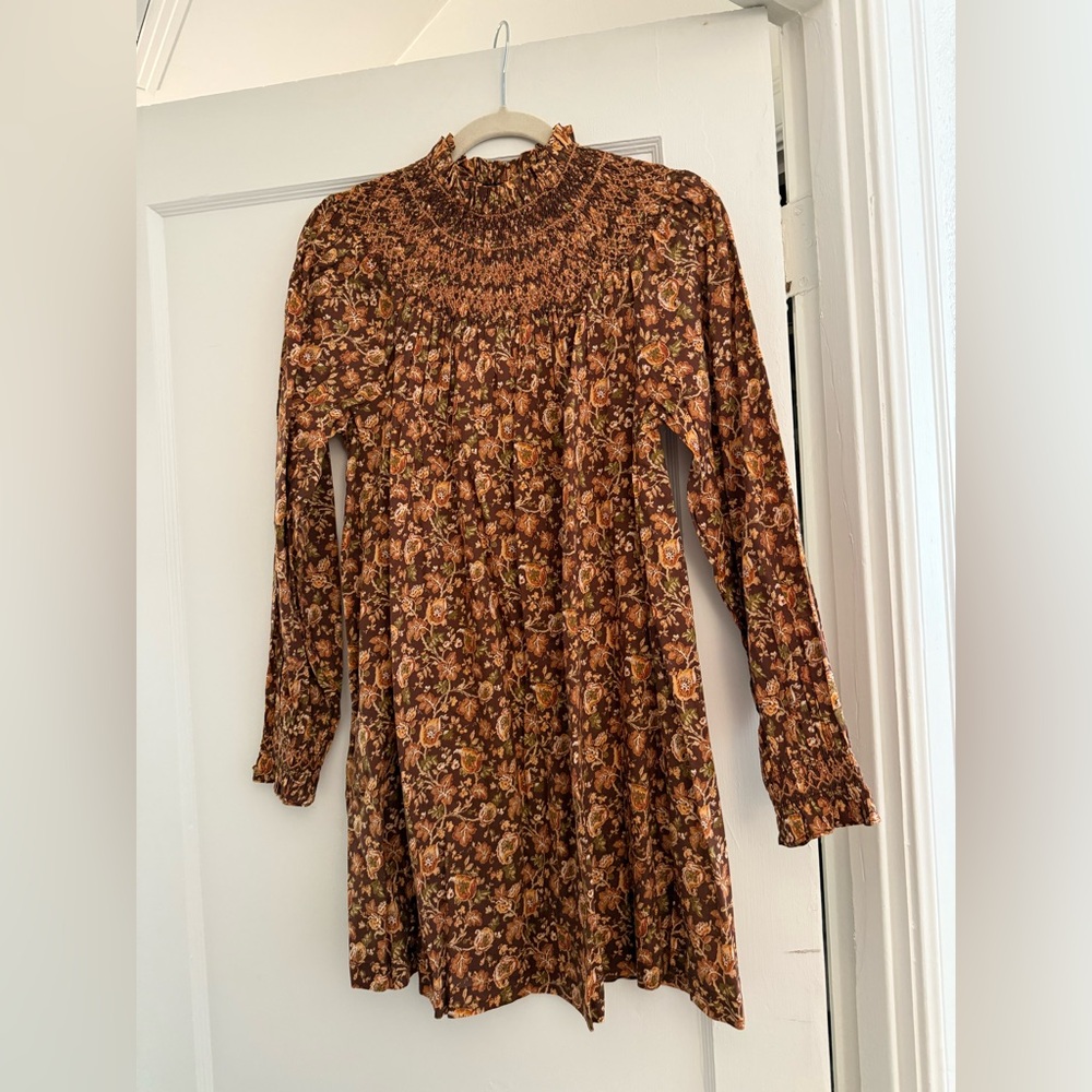Doen Autumn Floral Long Sleeve Dress